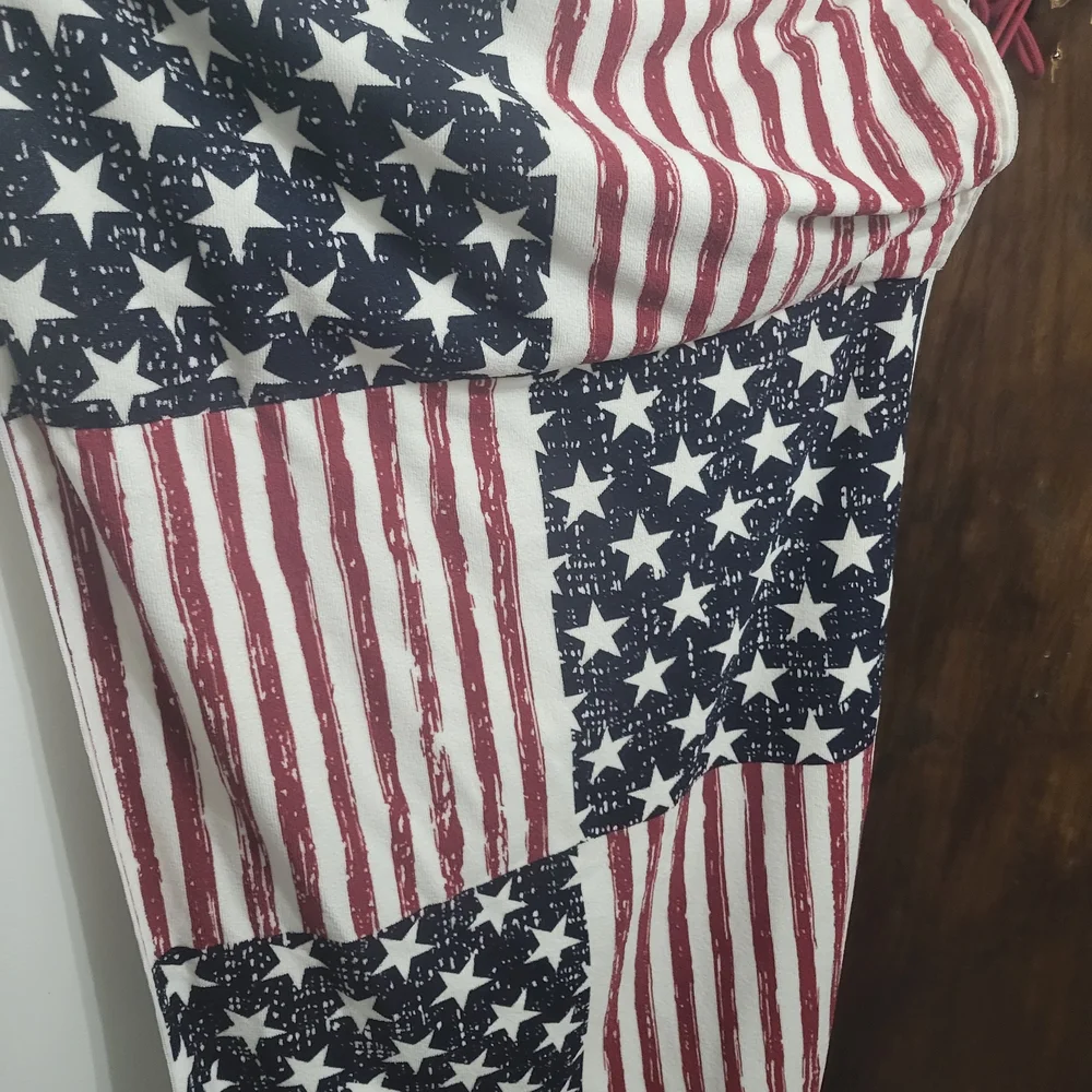 Maurices American Flag Beach Bag/backpack.th